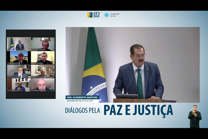STJ e Embaixada da Paz recebem ganhadores do Nobel e ministros no evento Diálogos pela Paz e Justiça
