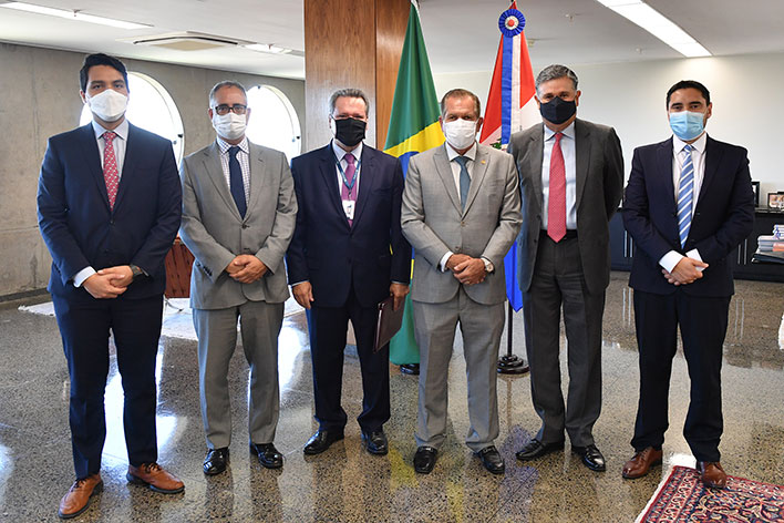 Presidente do STJ recebe delegação da Corte Interamericana de Direitos Humanos em reunião preparatória para evento em agosto