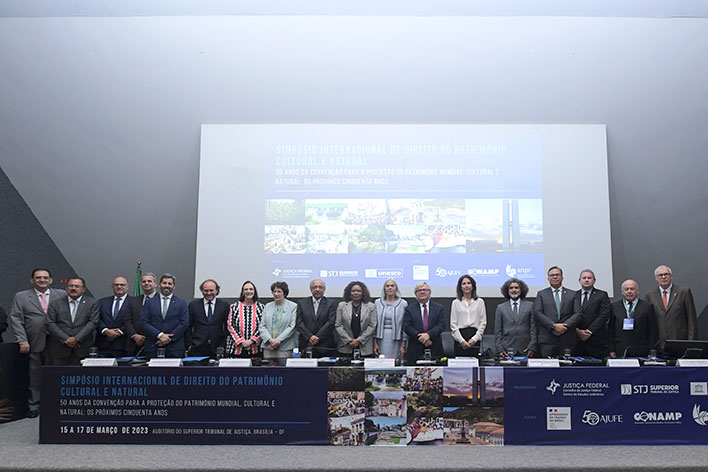 STJ celebra a Convenção para a Proteção do Patrimônio Mundial, Cultural e Natural em abertura de simpósio